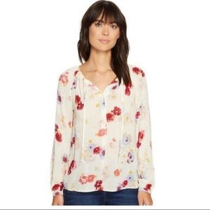 Lucky brand boho peasant top